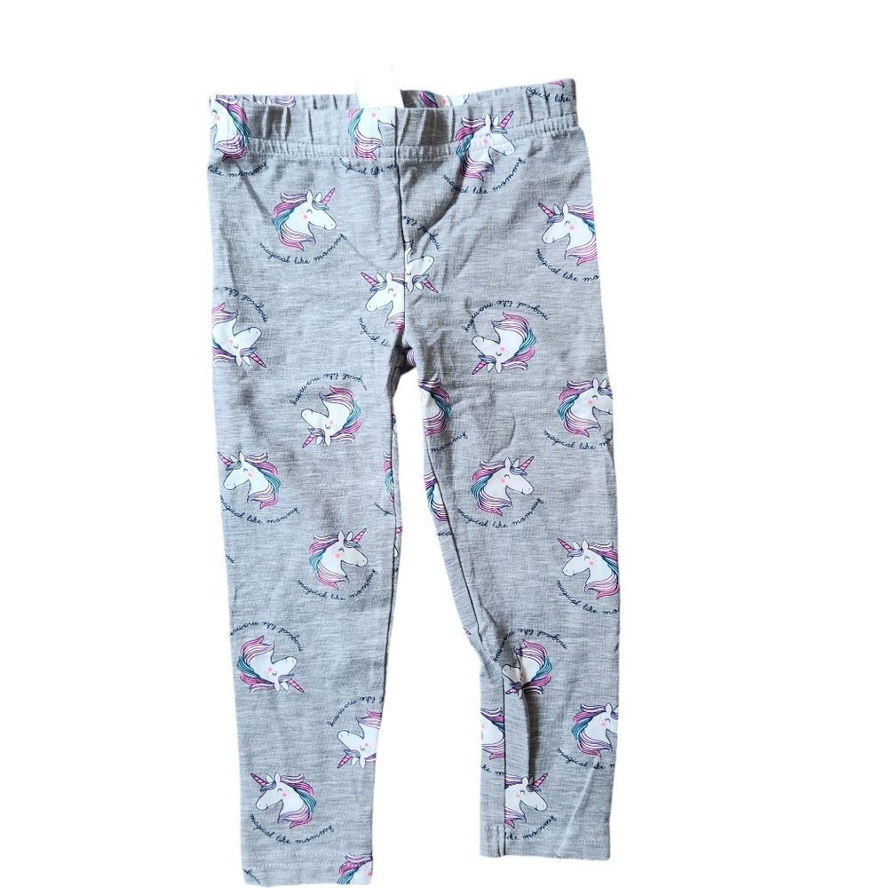 Carter's Girl's "Magical Like Mommy"  Unicorn Leggings Size 2T